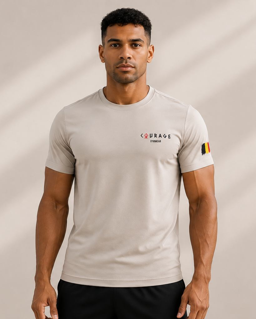 Dessert T-shirt met Belgische vlag