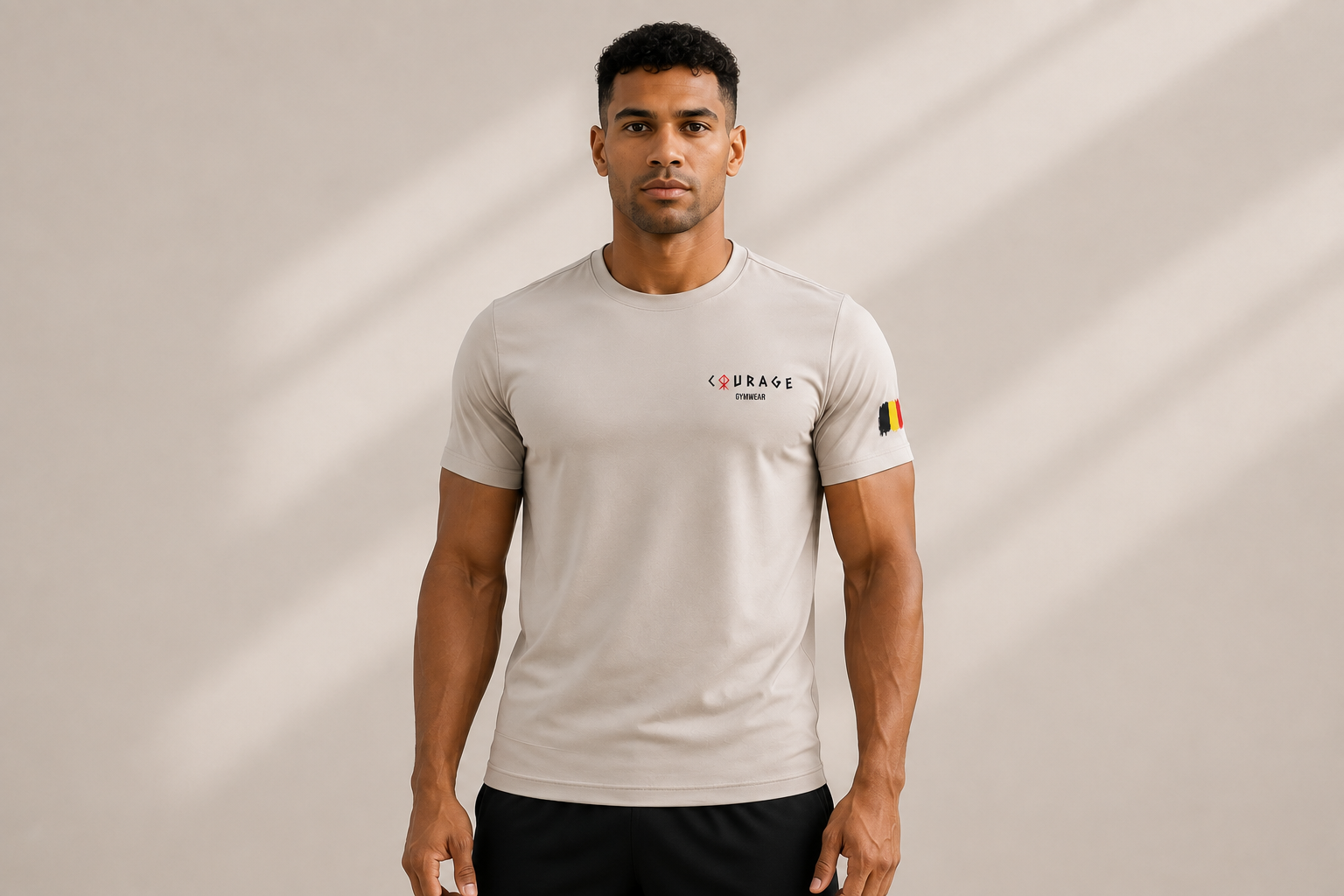 Dessert T-shirt met Belgische vlag