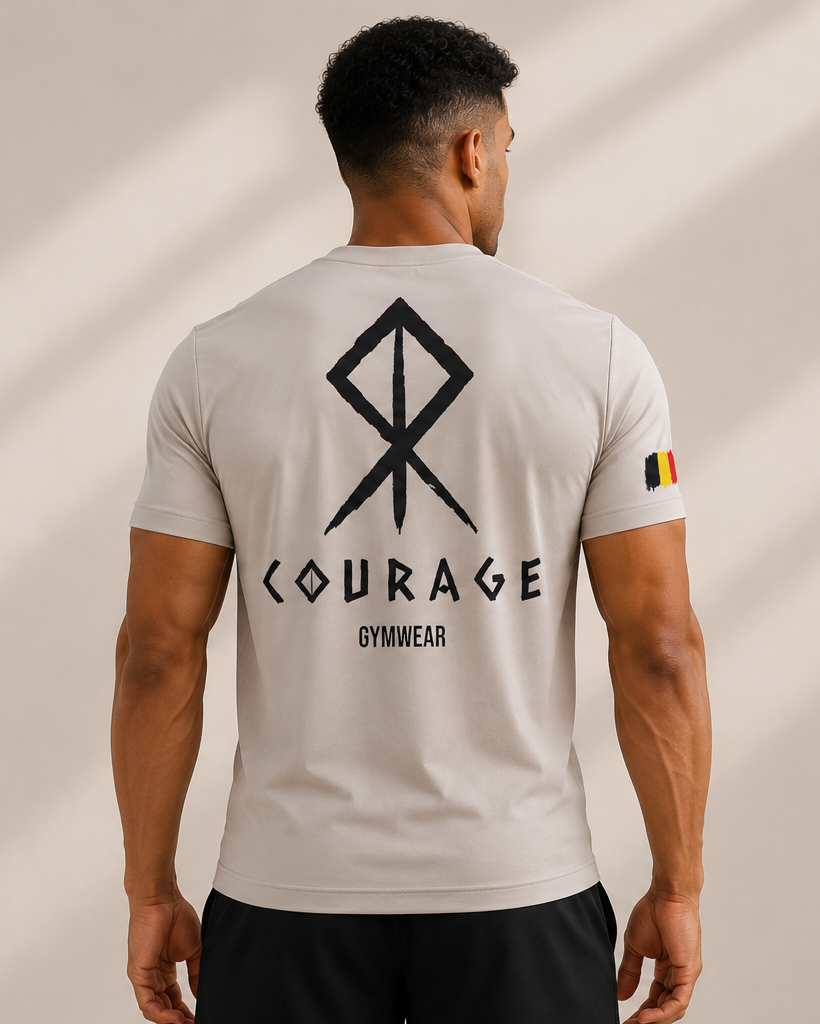Dessert T-shirt met Belgische vlag