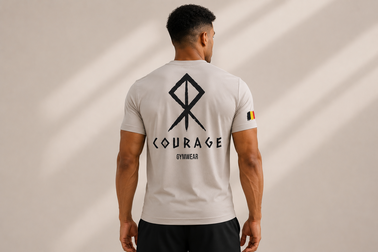 Dessert T-shirt met Belgische vlag