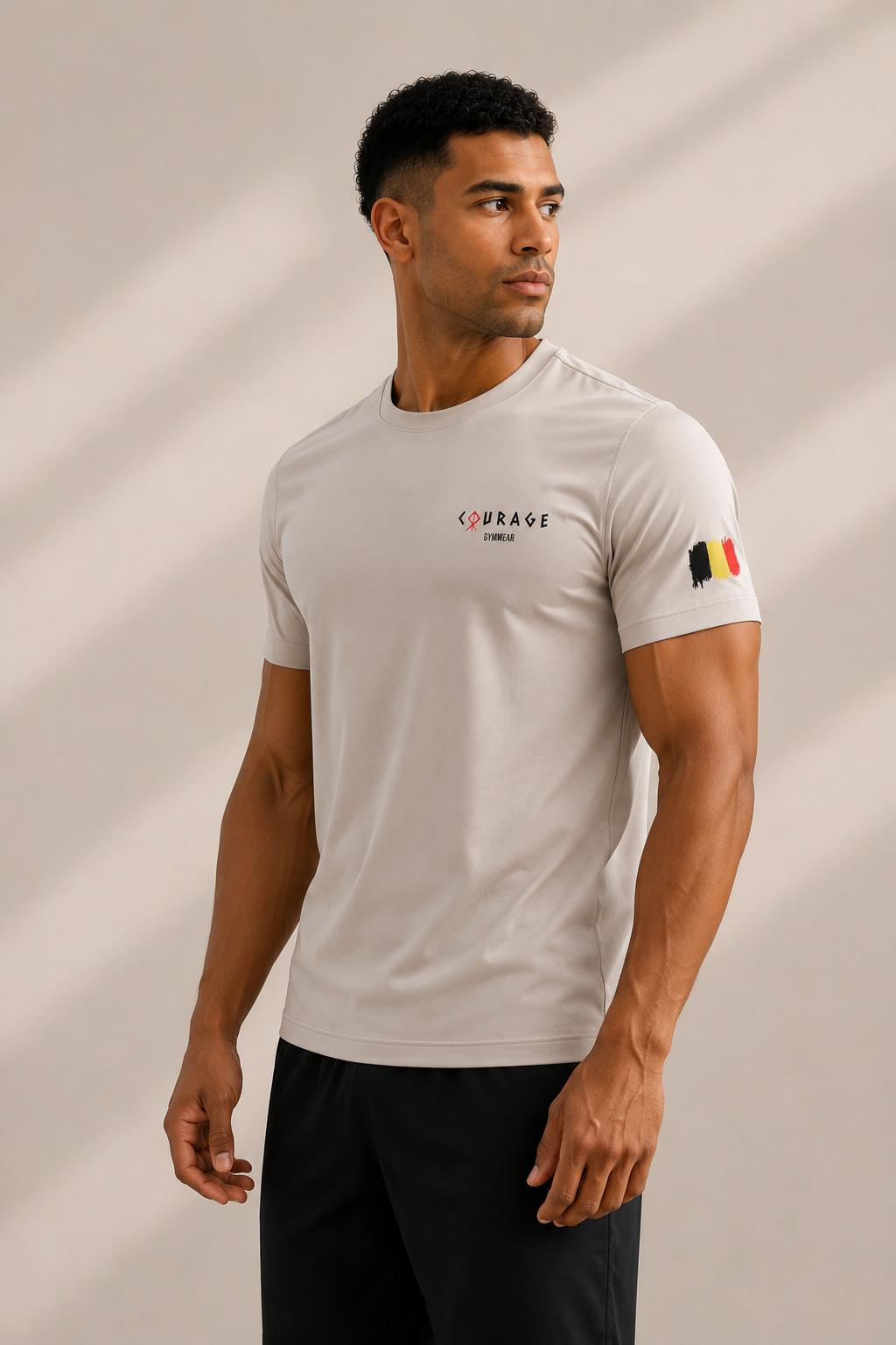 Dessert T-shirt met Belgische vlag